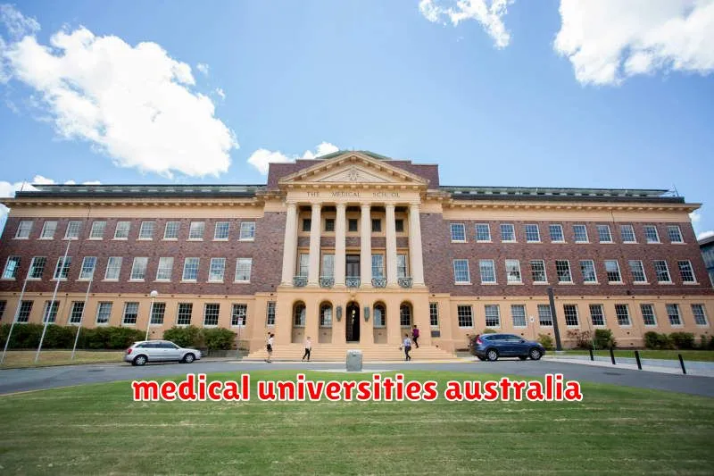 medical universities australia