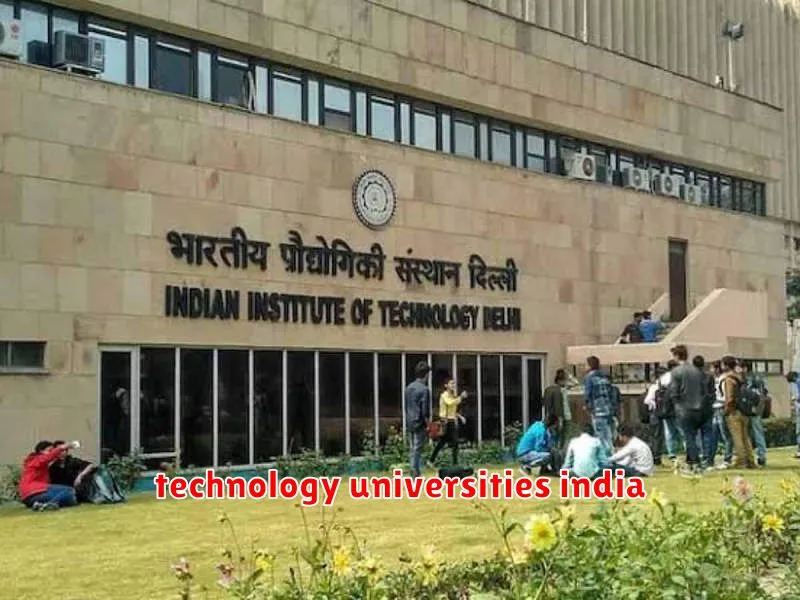 technology universities india